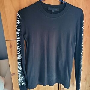 Proenza Schouler Women's Black Long Sleeve Tee size Small